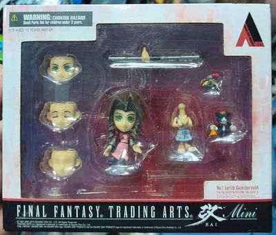 SJ2 Final Fantasy Figura Trading Arts Mini Kai Square Enix Aerith Figura Completa