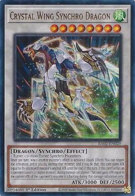 Crystal Wing Synchro Dragon (UR) - 25th Anniversary Rarity Collection II (RA02) Ultra Rare