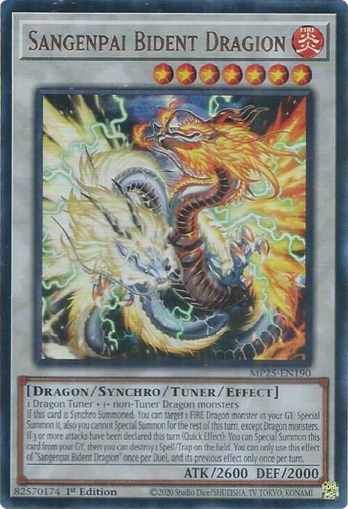 Sangenpai Bident Dragion - 2025 Mega-Pack (MP25) Ultra Rare