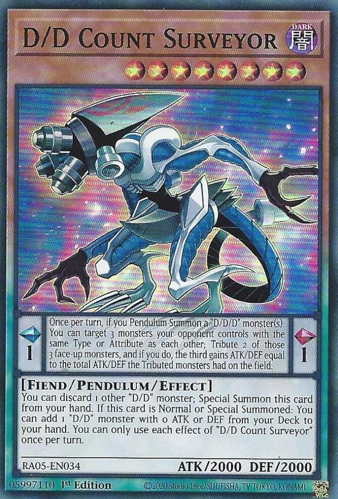 D/D Count Surveyor - Rarity Collection 5 (RA05) Super Rare