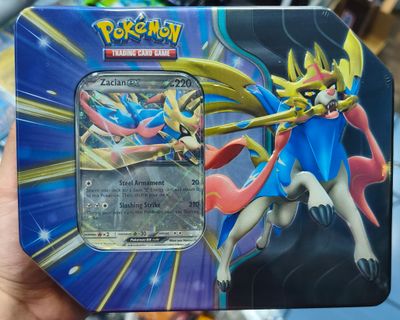SJ1 Zacian ex Tin Nuevo Sellado Pokémon TCG
