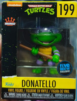 SJ2 Donatello Figura Funko Minis Tortugas Ninja Figura Five Below