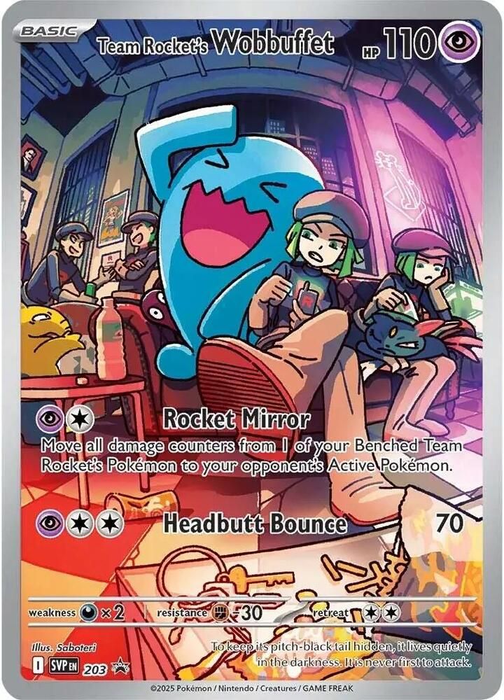 SJF Team Rocket's Wobbuffet - SV: Scarlet &amp; Violet Promo Cards (SVP) SV: Scarlet &amp; Violet Promo Cards