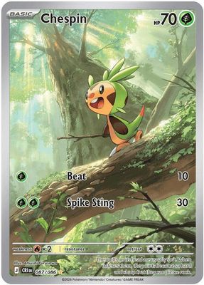 SJF Chespin - 087/086 - ME04: Chaos Rising (CRI)