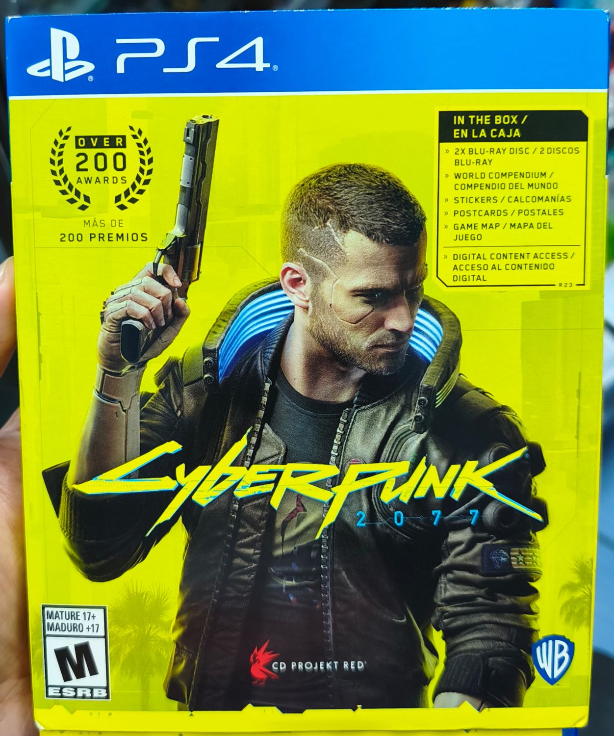 SJ2 Cyberpunk 2077 Playstation 4 Usado Completo Con Extras