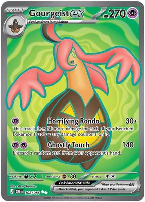 SJF Gourgeist ex - 102/086 - ME04: Chaos Rising (CRI)