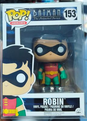 SJ2 Robin Figura Funko Pop 153 Batman The Animated Series Con Protector 