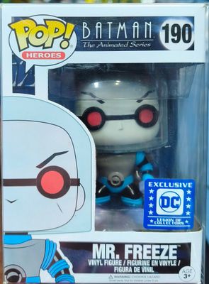 SJ2 Mr Freeze Figura Funko Pop 190 Batman The Animated Series Exclusive Legión of Collectors Con Protector