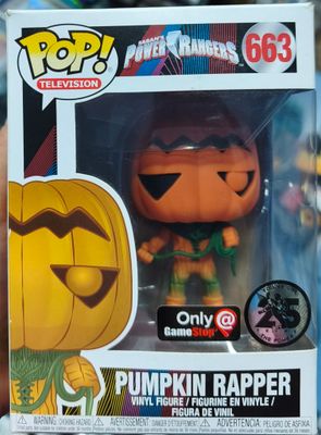 SJ2 Pumpkin Rapper Figura Funko Pop 663 Power Rangers Figura Gamestop