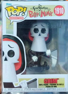 SJ2 Grim Figura Funko Pop 1910 Billy Mandy Cartoon Network Con Protector