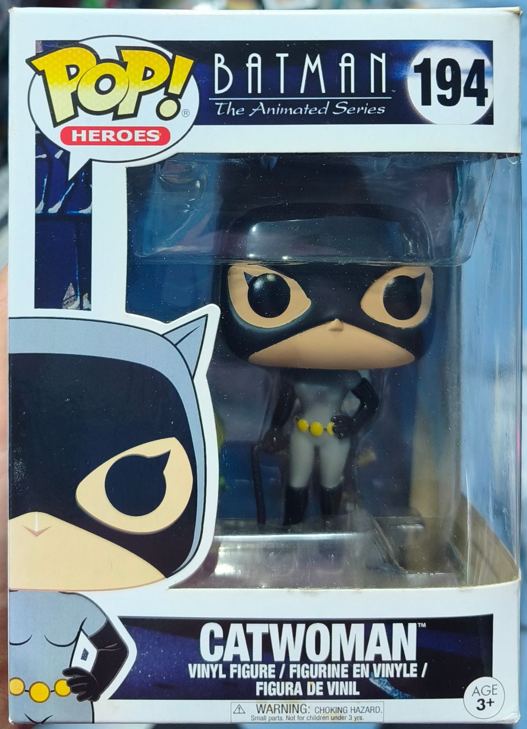 SJ2 Catwoman Figura Funko Pop 194 Batman The Animated Series Con Protector