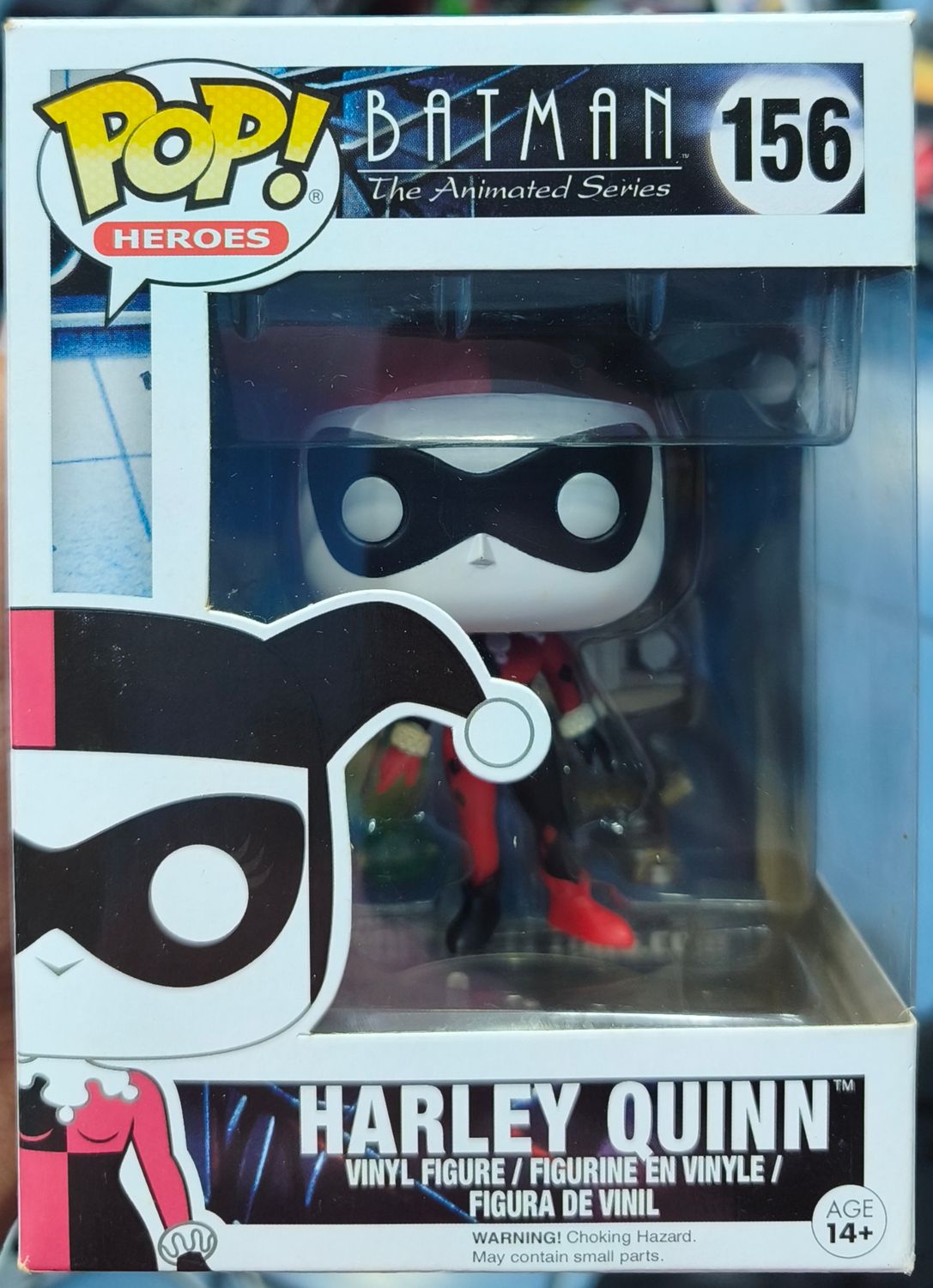 SJ2 Harley Quinn Figura Funko Pop 156 Batman The Animated Series Con Protector