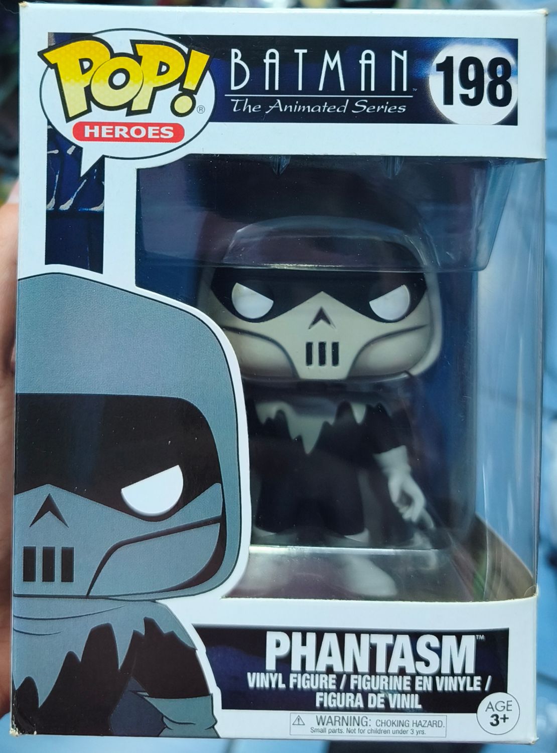 SJ1 Phantasm Figura Funko Pop 198 Batman The Animated Series Con Protector