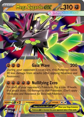 SJF Mega Zygarde ex - 071 - ME: Mega Evolution Promo (MEP)