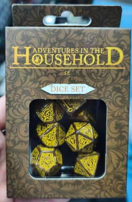 SJ1 Adventures in The Household Caramelo Dice Set Nuevo