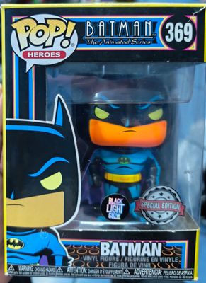 SJ2 Batman Figura Funko Pop 369 Batman The Animated Series Caja Dañada