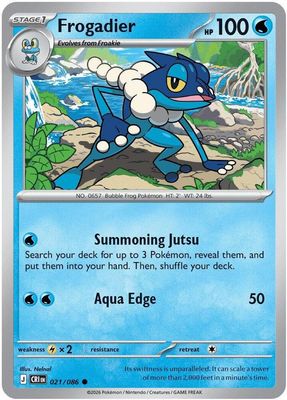Frogadier - 021/086 - ME04: Chaos Rising (CRI)