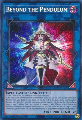 Beyond the Pendulum - 25th Anniversary Tin: Dueling Heroes Mega Pack (MP23) Secret Rare