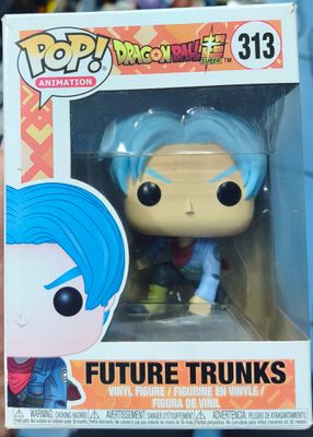 SJ2 Future Trunks Figura Funko Pop 313 Dragón Ball Figura Caja Dañada