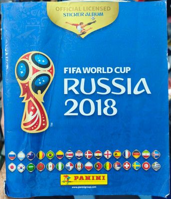 SJ2 FIFA World Cup Russia 2018 Album con Postales Completas Usado