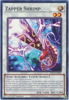 Zapper Shrimp - INFO-EN088 - Common 1st Edition The Infinite Forbidden 1st Edition Singles *Espanol*