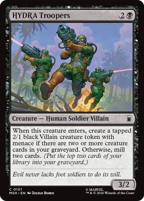 HYDRA Troopers - Marvel Super Heroes (MSH) Common