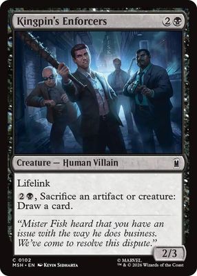 Kingpin's Enforcers - Marvel Super Heroes (MSH) Common