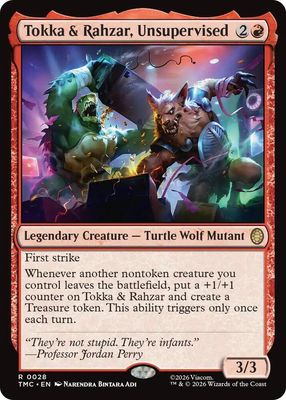 Tokka &amp; Rahzar, Unsupervised - Commander: Teenage Mutant Ninja Turtles (TMC) Commander: Teenage Mutant Ninja Turtles