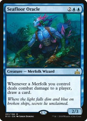 Seafloor Oracle - Rivals of Ixalan (RIX) Foil Rare