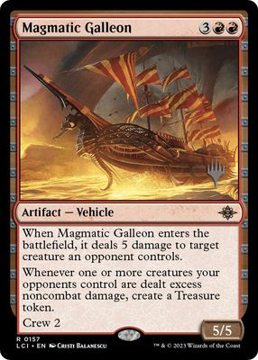 Magmatic Galleon - Promo Pack: The Lost Caverns of Ixalan (PPLCI) Rare *Espanol*