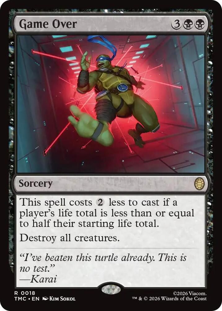 Game Over - Commander: Teenage Mutant Ninja Turtles (TMC) Commander: Teenage Mutant Ninja Turtles