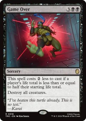 Game Over - Commander: Teenage Mutant Ninja Turtles (TMC) Commander: Teenage Mutant Ninja Turtles