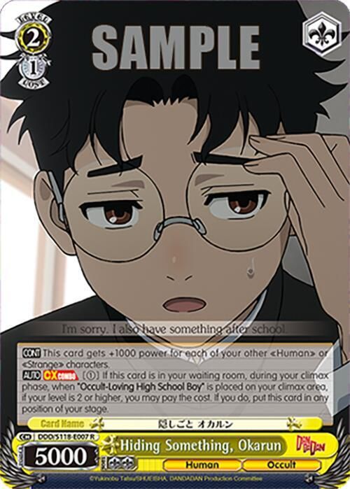 Hiding Something, Okarun - DANDADAN (DDD) Rare