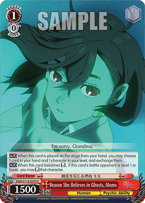 Reason She Believes in Ghosts, Momo - DANDADAN (DDD) C