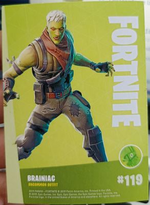 Brainiac Uncommon Outfit Fortnite Panini