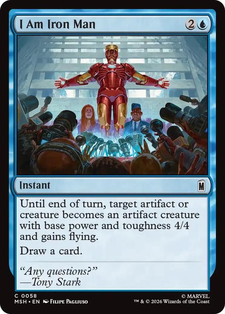 I Am Iron Man - Marvel Super Heroes (MSH)