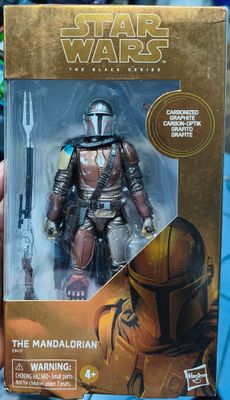 SJ1 The Mandalorian Figura Star Wars Black Series Carbonized