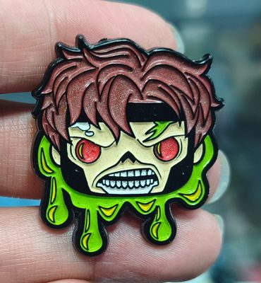 SJ1 Gambito Zombie Pin Marvel Collectors Corps Metal X Men Pin