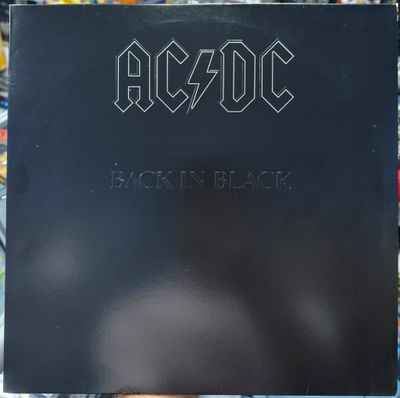 SJ2 AC/DC Back in Black LP Vinyl Acetato
