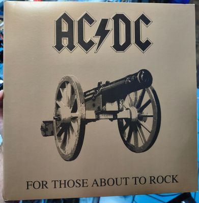 SJ2 AC/DC For Those About to Rock LP Vinyl Acetato