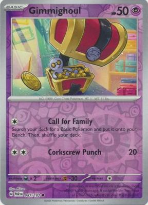 Gimmighoul - 087/182 - Common Scarlet &amp; Violet: Paradox Rift Singles *Espanol*