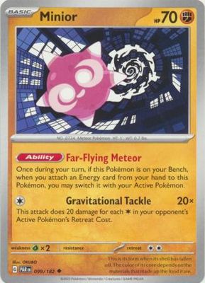 Minior - 099/182 - Uncommon Scarlet &amp; Violet: Paradox Rift Singles *Espanol*