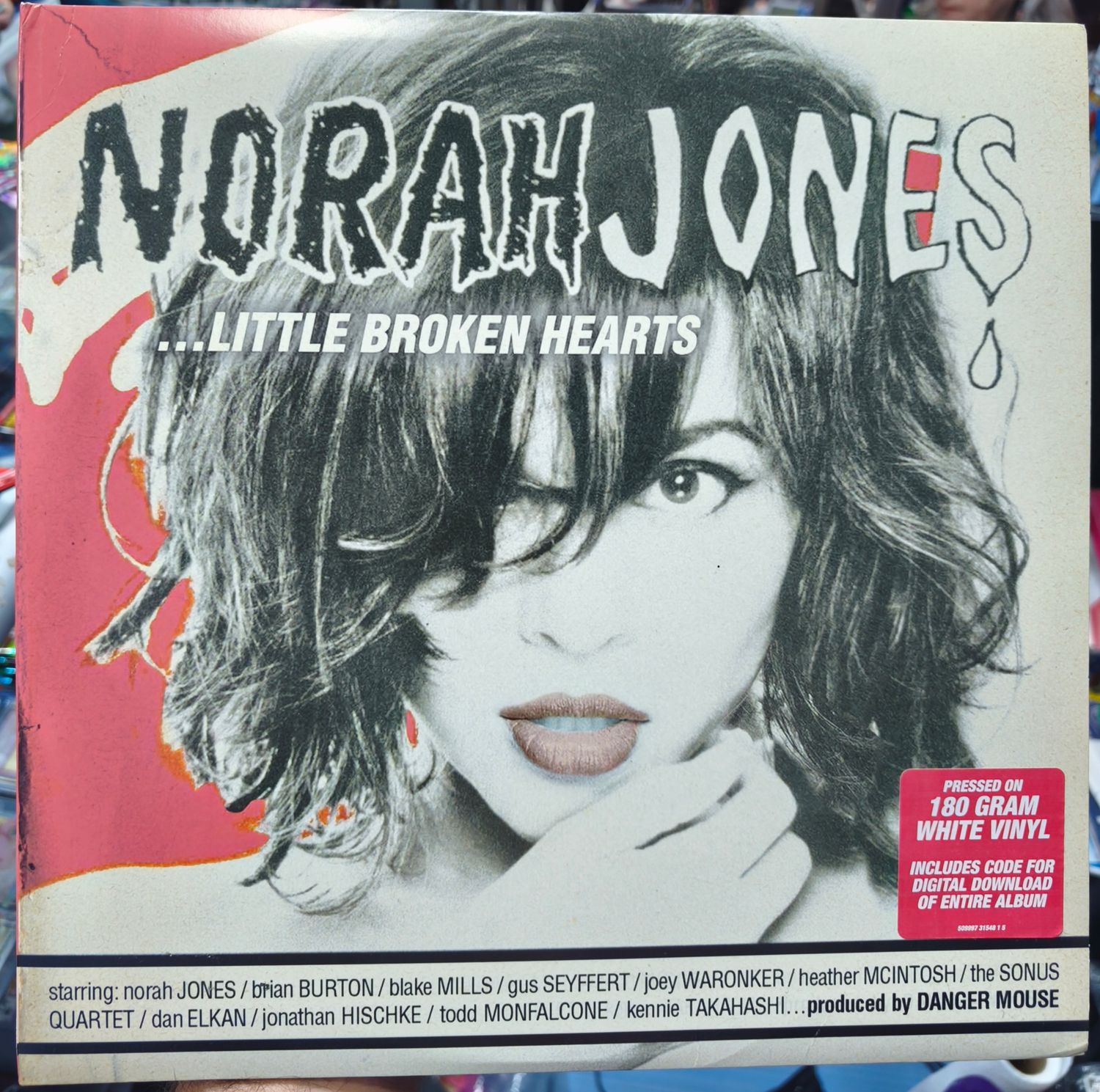 SJ2 Norah Jones Little Broken Hearts LP Vinyl Acetato
