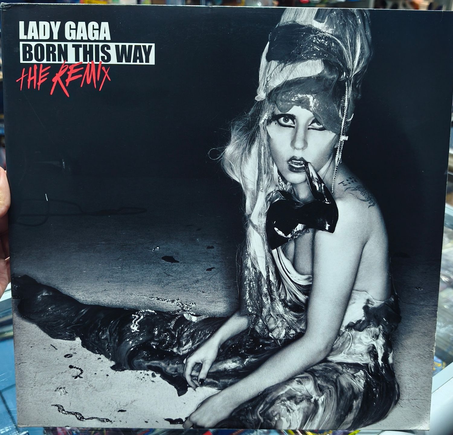 SJ2 Lady Gaga Born This Way The Remix LP Vinyl Acetato 2 Discos