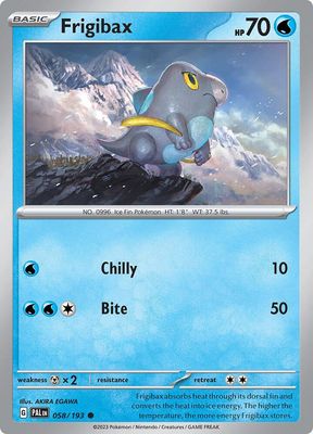 Frigibax - 058/193 - SV02: Paldea Evolved (PAL) *Espanol*