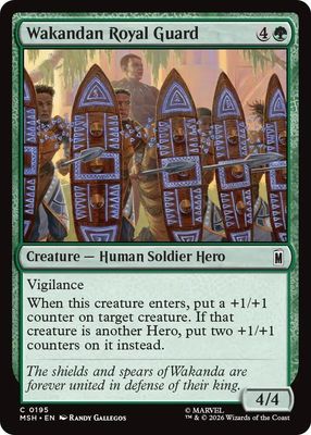 Wakandan Royal Guard - Marvel Super Heroes (MSH)
