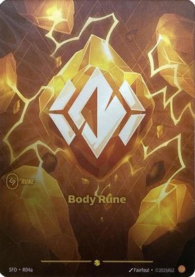 Body Rune (R04a) - Spiritforged (SFD) Foil