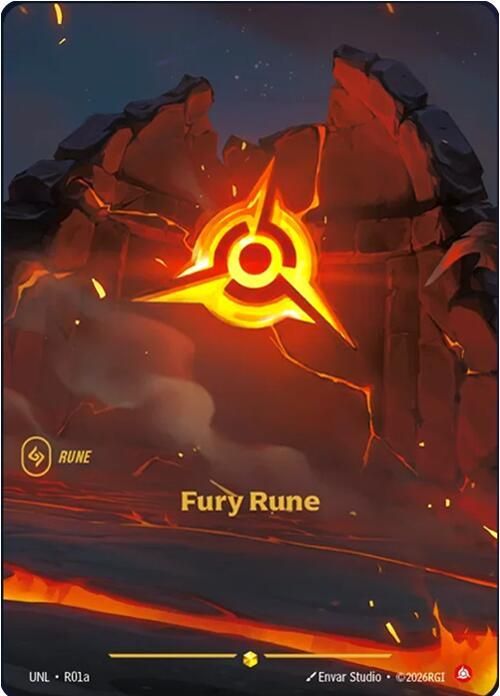 SJF Fury Rune (R01a) - Unleashed (UNL) Foil