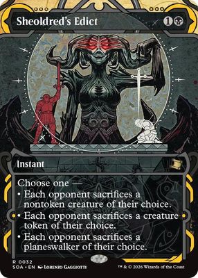 SJF Sheoldred's Edict - Secrets of Strixhaven: Mystical Archive (SOA) Foil
