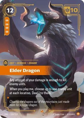 SJF Elder Dragon - Unleashed (UNL) Foil